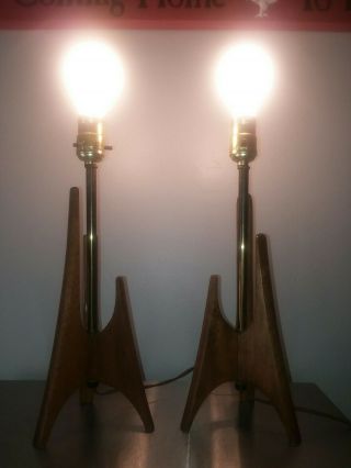 MCM Vintage Table Lamps Mid Century Modern 50s 60s 2