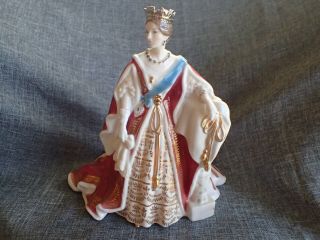 Royal Worcester Figurine 1999 " Queen Victoria " - Rw4733 - Limited Edition