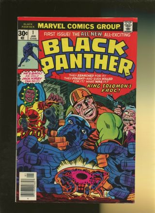 Black Panther 1 Vg,  4.  5 1 Book 1st Mister Little Jack Kirby Cover,  Story & Art