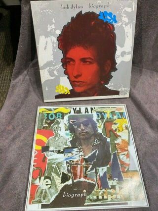 Bob Dylan Biograph 5 Lp 1985 Box Set With Booklet Vinyl Lps