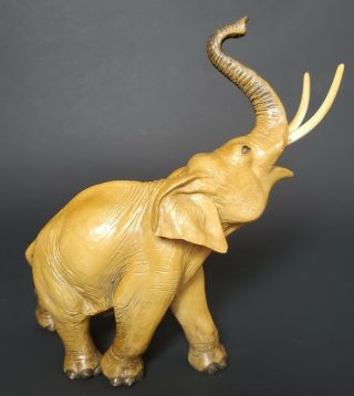 Antique Large Ceramic Pottery Figure Elephant Signed Guido Cacciapuoti 3
