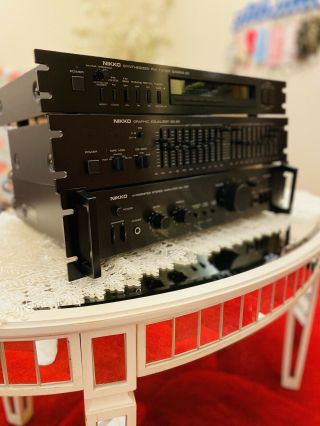 Vintage Nikko NA - 590ii Intergrated Stereo Amplifier Equalizer EQ - 20 TunerGAMMA40 2