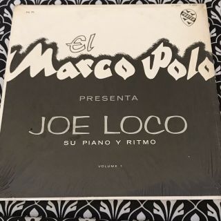 El Marco Polo Presenta A Joe Loco Su Piano Y Ritmo.  Jazz Latin Salsa Vg, .  Lp.
