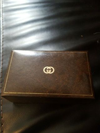 Authentic Vintage Gucci 1100l Bangle Bracelet Watch W/ Bezels.  Box And Card