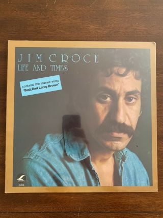 Vintage 1973 Jim Croce " Life & Times " Lp - Vinyl Record Jz - 35008