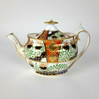 Rare Early 19th Century Spode Imari Teapot Pattern 2213 Circa 1810