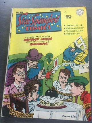 Star Spangled Comics 48 1945 Gd,  /2.  5 Guide Value $80