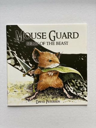 Mouse Guard 1 Belly Of The Beast First Print Rare Nm Petersen Archaia