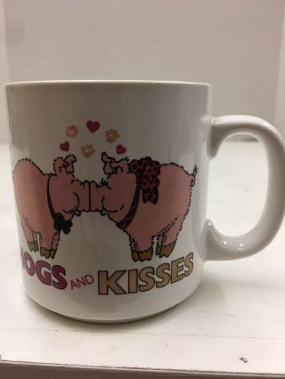 Russ Berrie And Co.  Hogs And Kisses Pig Coffee Mug Jay L101017