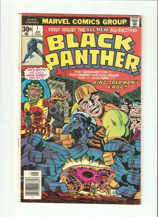 Black Panther (1977) 1,  Vg/fn 5.  0,  Bronze Age