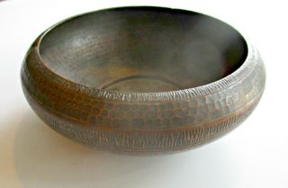 Arts And Crafts Copper Bowl By Fred Brosi Of Old Mission Kopperkraft