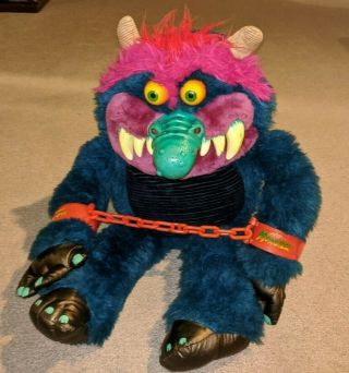 Vintage My Pet Monster 1986 - With Handcuffs / Shackles -