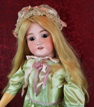 Huge 30 " Antique German C.  M.  Bergmann Simon Halbig Bisque Doll Brown Sleep Eyes