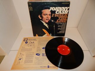 Johnny Cash I Walk The Line 1965 Cs 8990 2 Eye 1c/1b Stereo & Sleeve Lp