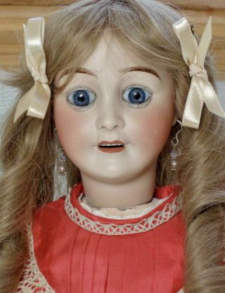 French A.  L & Cie Favorite Doll W/ Bisque Head,  Wooden & Composition Jointed Body