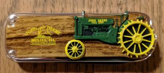 Franklin Texaco John Deere 1934 Model A Tractor Collector Knife with Case 3