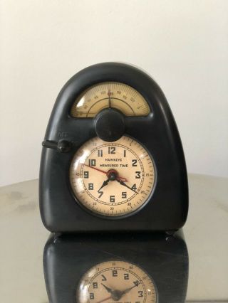Vintage Isamu Noguchi Hawkeye Measured Time Clock/timer Bakelite Stevenson Mfg.