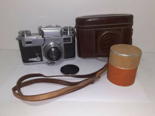 Vintage Contax Iii 35mm Rangefinder - Zeiss Icon Camera - W/ Jenna Sonnar 1:2 F=5cm