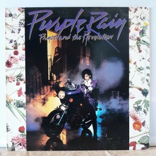 Prince And The Revolution Purple Rain 1984 Vinyl Record Lp 1 - 25110,  G