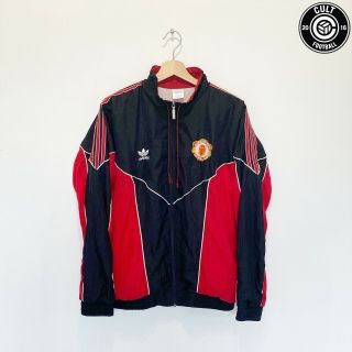 1988/90 Manchester United Vintage Adidas Shell Track Top Jacket (m) 38/40