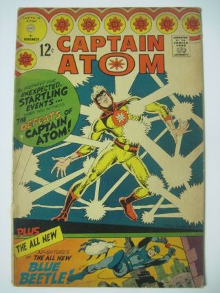 Captain Atom 83 Charlton Comics 1966 Steve Ditko 1st App Blue Beetle Ted Kord