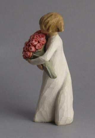 Sweet ABUNDANCE Figure/Ornament WILLOW TREE Designs SUSAN LORDI Red Roses LOVE 3