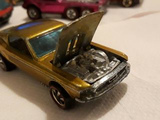 Hot Wheels Redline Custom Mustang Mattel Inc Vintage Car 1967 1968 Rare