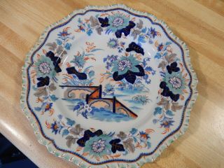 Antique Hicks & Meigh English Staffordshire Pottery 10 " Plate