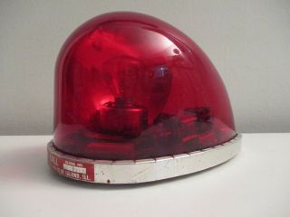 Vintage Federal Signal Fire Ball Fb - 1 Red Signal Police Starsky & Hutch Kojac