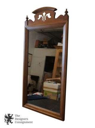 Tell City 3173 Hard Rock Maple Colonial Style Wall Mirror 48 Andover Finish