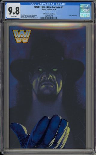 Wwe: Then.  Now.  Forever 1 - Cgc 9.  8 - Irving " Undertaker " Variant - 1465507036