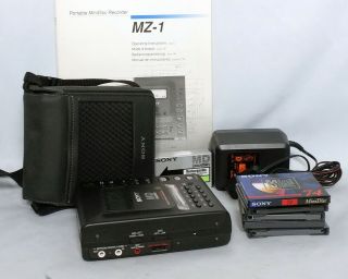 Sony Mz - 1 Mz1 Portable Minidisc Recorder Md Walkman Vintage Collectable