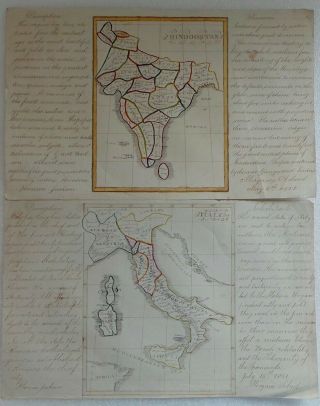 1851 & 1852 Sir Thomas Jackson Hsbc Bank - Hand Drawn Maps Morgans School Dublin