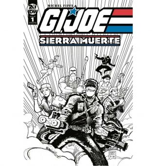 G.  I.  Joe: Sierra Muerte 1 Rare Limited Re Retail Exclusive Sketch Variant 1/325