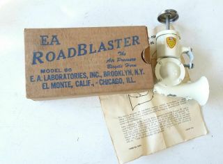 Nos Ea Roadblaster Handlebar Horn W/box Elgin Schwinn Antique Vintage Bicycle
