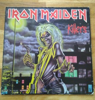 Iron Maiden Killers 1981 Vinyl Lp A3 B2.