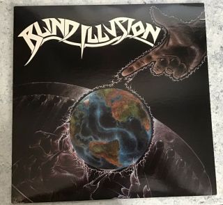 Blind Illusion The Sane Asylum 1988 Vinyl Lp Record Usa Combat Cut - Out