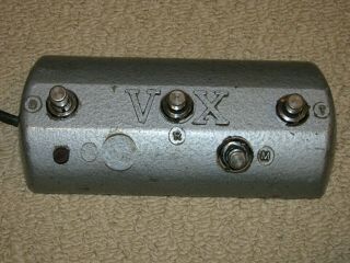 Vintage Vox 4 Four Button Pedal For 60s Vox Amps - - Nr