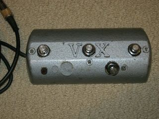 Vintage VOX 4 Four Button Pedal for 60s Vox Amps - - NR 2