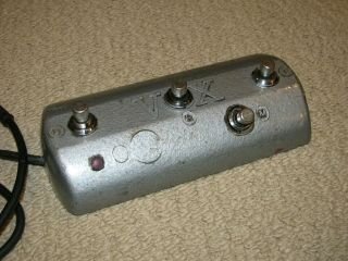 Vintage VOX 4 Four Button Pedal for 60s Vox Amps - - NR 3