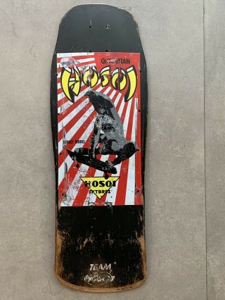 Vintage Christian Hosoi Hammerhead Skateboard Street Deck Santa Cruz