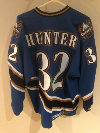 Dale Hunter Washington Capitals Ccm Vintage Authentic Nhl Hockey Jersey Xl