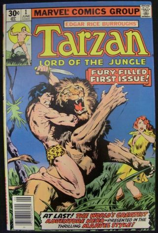 Tarzan Lord Of The Jungle 1 - 29 Marvel Comic Set Complete Thomas Buscema 1977 Vf