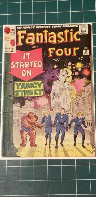 Fantastic Four 29 1964 Red Ghost The Watcher Marvel 4.  5