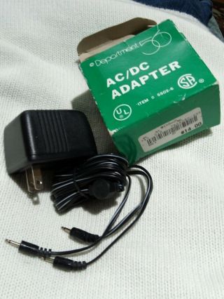 Dept 56 Ac/dc Electric Power Adapter 3prong Item 5502 - 6; Model No.  Aec - 4125 Box