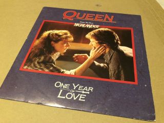 Queen One Year Of Love French Import 7”ps Orig 1986 Rare
