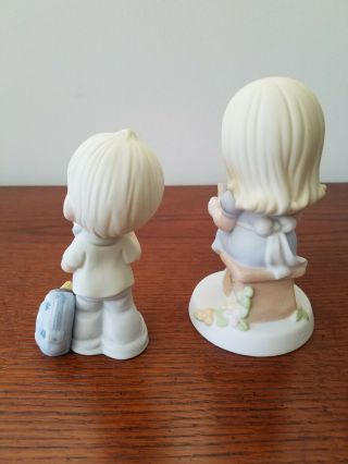 Precious Moments Set of 2 (Boy and Girl) with Holy Bible 2