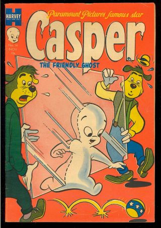 Casper The Friendly Ghost 14 Early Harvey Golden Age Comic 1953 Fn