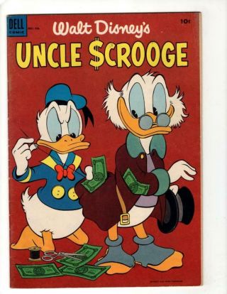 Uncle Scrooge 4 Dell 1954 Donald Duck 8.  5