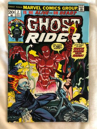 Ghost Rider 2 Marvel - 1973 - Son Of Satan 1st Damian Hellstrom - Key - Comic